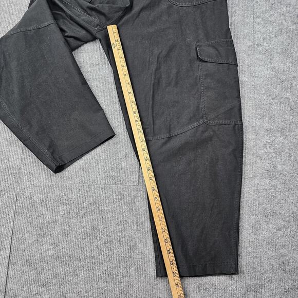 Lululemon Light Utilitech Cargo Pants Womens 32 Black Barrell Leg Comfy Stretch - Picture 3 of 7